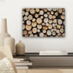 Hout - Boomstammen - Textuur canvas 2cm klein -sfeer6