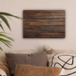 Houten plankpatroon - Warmte - Natuurlijk canvas 2cm klein -sfeer1
