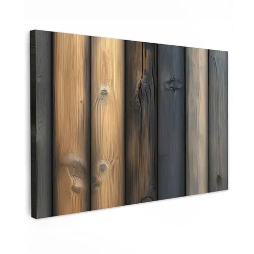 Hout - Planken - Gemengd canvas 2cm klein -z3d