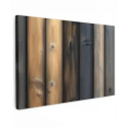 Hout - Planken - Gemengd canvas 2cm klein -z3d