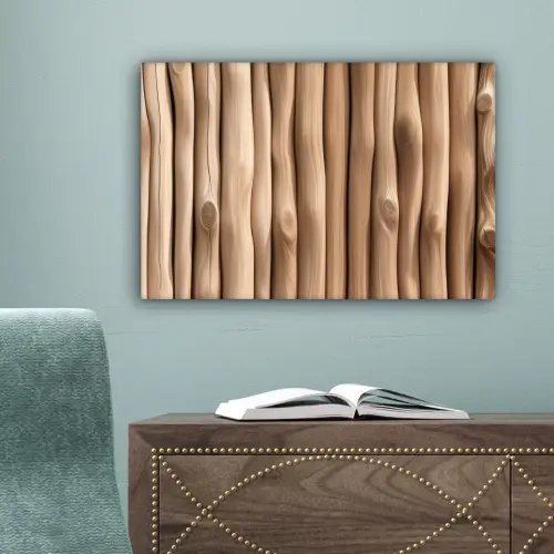 Hout - Stam - Lichtbruin canvas 2cm klein -sfeer4
