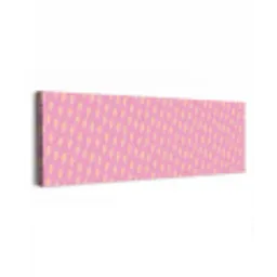 Geel - Bliksem - Roze canvas 2cm klein 828 -z3d
