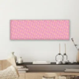 Geel - Bliksem - Roze canvas 2cm klein 828 -sfeer6