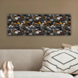 Geel - Kiezels - Glad canvas 2cm klein 828 -sfeer3