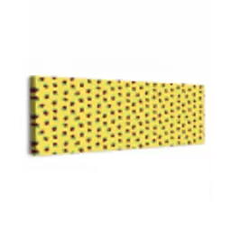 Geel - Frambozen - Patroon canvas 2cm klein 828 -z3d