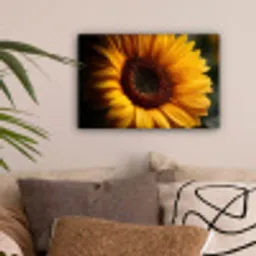 Geel - Zonnebloem - Zomers canvas 2cm klein -sfeer1