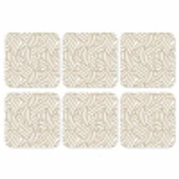 Abstract - Modern - Beige onderzetter kurk middel 366 -3d