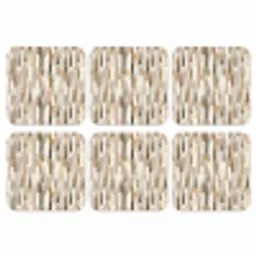 Abstract - Patroon - Kwaststreken onderzetter kurk middel 366 -3d