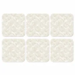 Abstract - Ruit - Beige onderzetter kurk middel 366 -3d