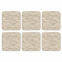 Bogen - Patroon - Beige onderzetter kurk middel 366 -3d