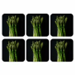 Asperges - Felgroen onderzetter kurk middel -3d
