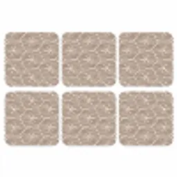 Beige - Bruin - Patroon - Strepen onderzetter kurk middel 366 -3d