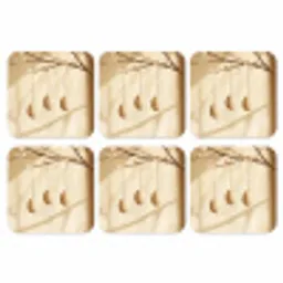 Beige - Paastak - Eieren onderzetter kurk middel -3d