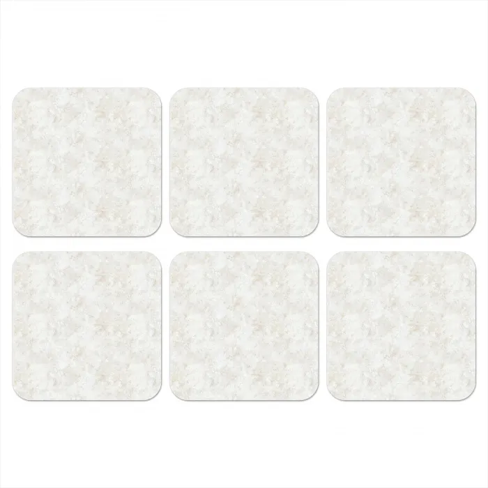Beige - Marmer - Aders onderzetter kurk middel 366 -3d