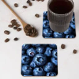 Bessen - Blauw - Fruit onderzetter kurk middel -sfeer2