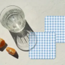 Zee - Sfeer - Blauw - Wit onderzetter kurk middel 366 -sfeer4