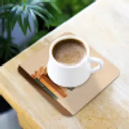 Boeken - Toren - Koffie - Beige onderzetter kurk middel -sfeer5