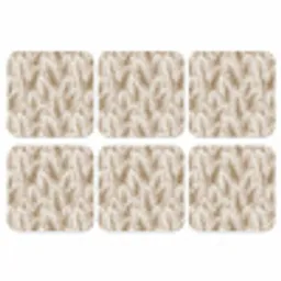 Botanisch - Patroon - Beige onderzetter kurk middel 366 -3d