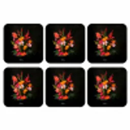 Boeket - Bloemen - Exotisch onderzetter kurk middel -3d