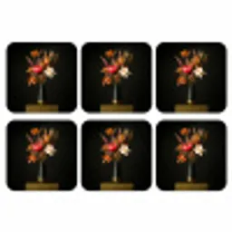 Boeket - Oranje - Gouden - vaas onderzetter kurk middel -3d