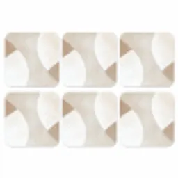 Bruin - Japandi - Abstract onderzetter kurk middel -3d