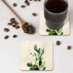 Cactus - Groen - Minimalistisch onderzetter kurk middel -sfeer2