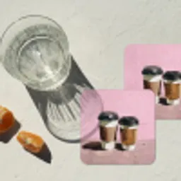 Koffiebekers - Deksel - Verf - Textuur onderzetter kurk middel -sfeer4