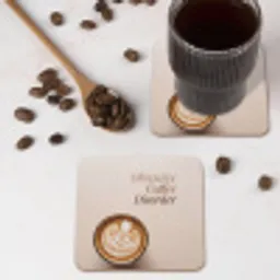 Koffie - Obessive Coffee Disorder - Beige onderzetter kurk middel -sfeer2