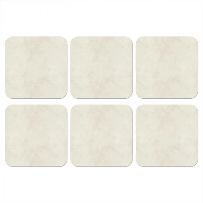 Crème - Egaal - Beton onderzetter kurk middel 366 -3d