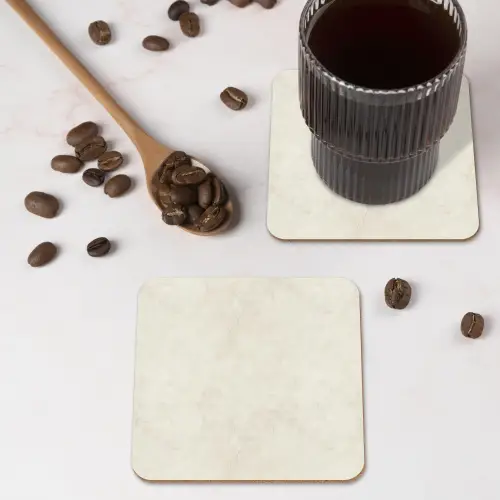 Crème - Egaal - Beton onderzetter kurk middel 366 -sfeer2