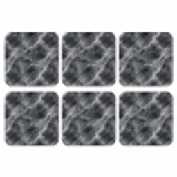 Donkergrijs - Bliksem - Marmer onderzetter kurk middel 366 -3d