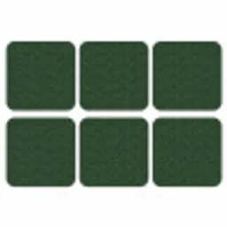 Donkergroen - Patroon - Lijnen - Zwart onderzetter kurk middel 366 -3d