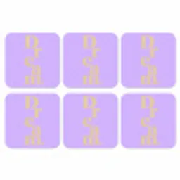 Dream - Paars - Typografisch onderzetter kurk middel -3d