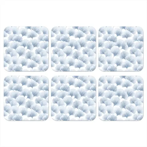 Waaier - Modern - Blauw onderzetter kurk middel 366 -3d