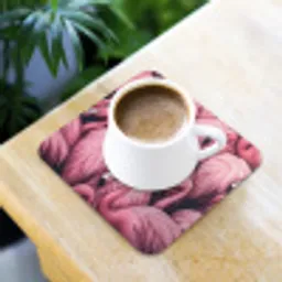 Flamingo - Roze - Dieren onderzetter kurk middel -sfeer5