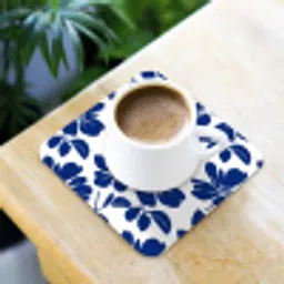 Floraal - Modern - Blauw onderzetter kurk middel 366 -sfeer5