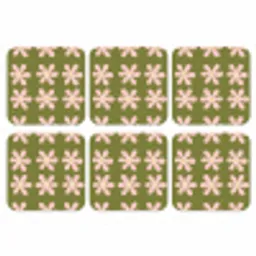 Bloem - Modern - Groen onderzetter kurk middel 366 -3d