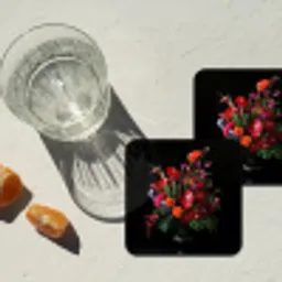 Bloemen - Boeket - Sierlijk onderzetter kurk middel -sfeer4