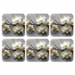 Bloemen - Orchidee - Abstract - Modern onderzetter kurk middel -3d