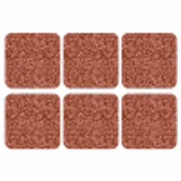 Bloemen - Print - Roze onderzetter kurk middel 366 -3d