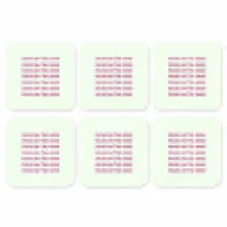 Focus on the good - Roze onderzetter kurk middel -3d