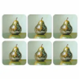 Fruit - Disco - Art - Glitter onderzetter kurk middel -3d