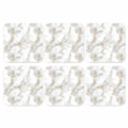 Gouden aders - Marmer - Wit onderzetter kurk middel 366 -3d