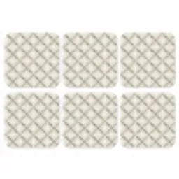 Grafisch - Patroon - Grijs onderzetter kurk middel 366 -3d
