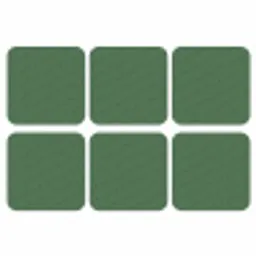 Groen - Strepen - Patroon onderzetter kurk middel 366 -3d