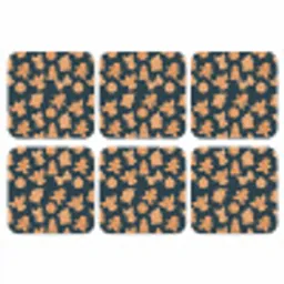 Illustratie - Koekjes - Blauw onderzetter kurk middel 366 -3d