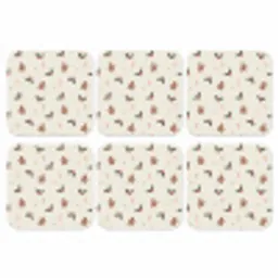 Illustratie - Figuren - Beige onderzetter kurk middel 366 -3d