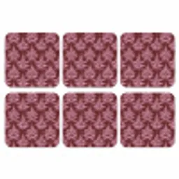 Blad - Patroon - Paars onderzetter kurk middel 366 -3d