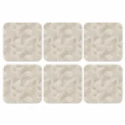 Lijnen - Waaier - Beige onderzetter kurk middel 366 -3d