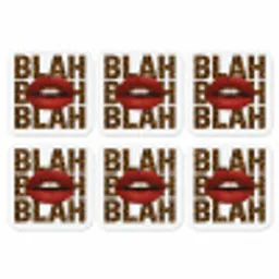 Lip - Rood - Quote onderzetter kurk middel -3d